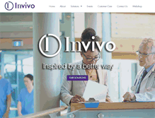 Tablet Screenshot of invivocorp.com